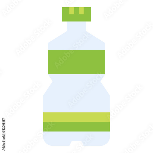 bottle flat icon style