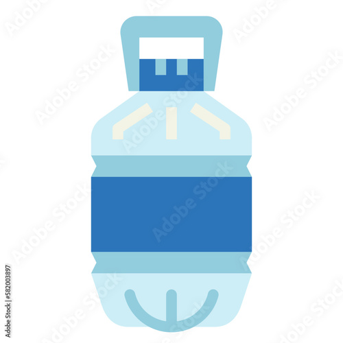 bottle flat icon style