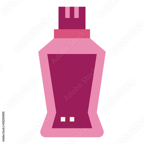 bottle flat icon style