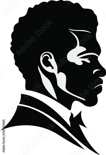 Black man silhouette