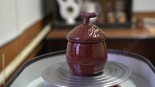 Beautiful evening blue sky at sunset with flaming bright light clouds. A warm summer evening at sunset. Bright sunset.