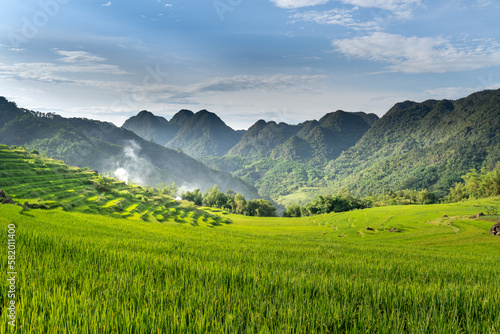 Admire the beautiful poetic Pu Luong Eco Garden resort in Pu Luong commune, Thanh Hoa province, Vietnam