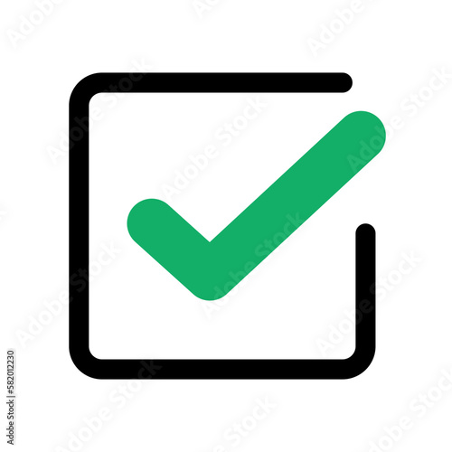 Check box. Input box. Option. Vector.