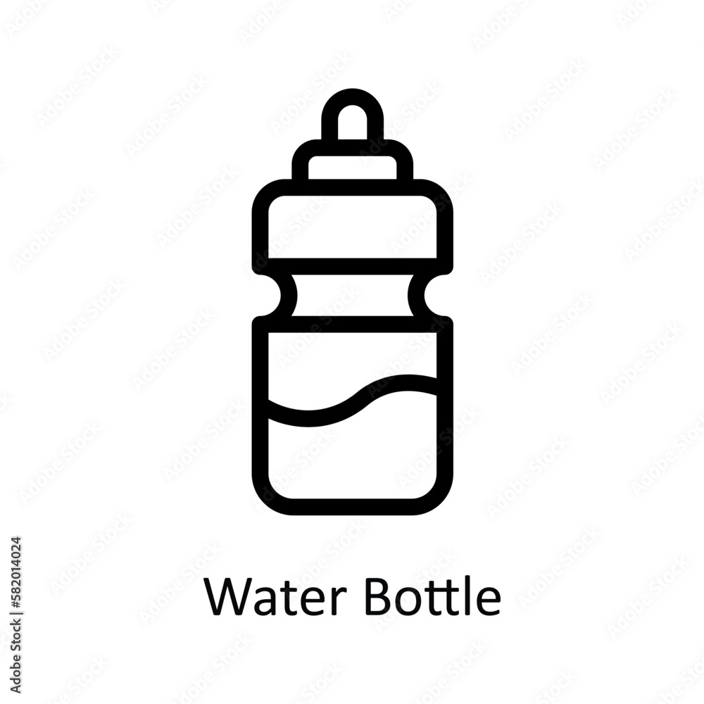Water Bottle Vector outline Icons. Simple stock illustration stock Water Bottle Vector outline Icons. Simple stock illustration stock