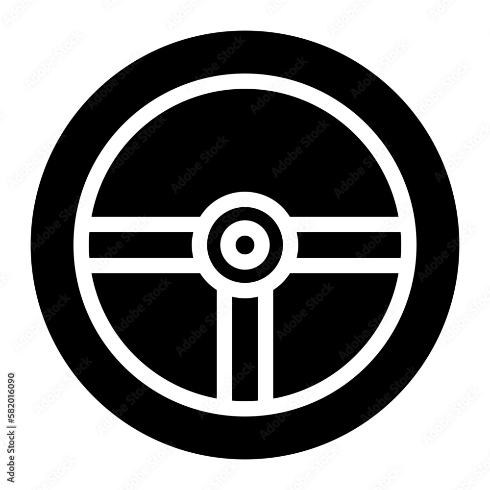 steering wheel glyph 