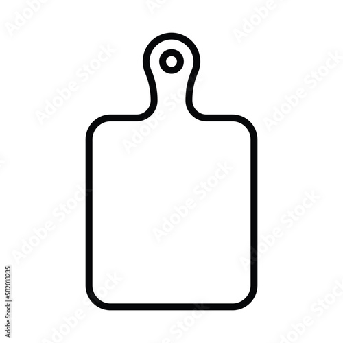 cutting board icon vector design template simple and modern