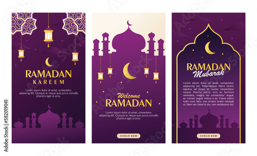 Ramadan story islamic template collection