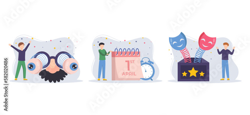April Fools Bundle Flat Design