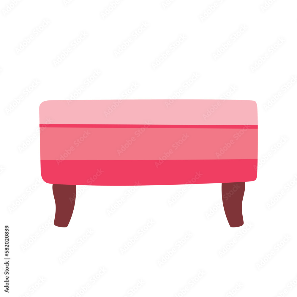 cozy bench bedroom cartoon vector illustration cozy bench bedroom cartoon vector illustration