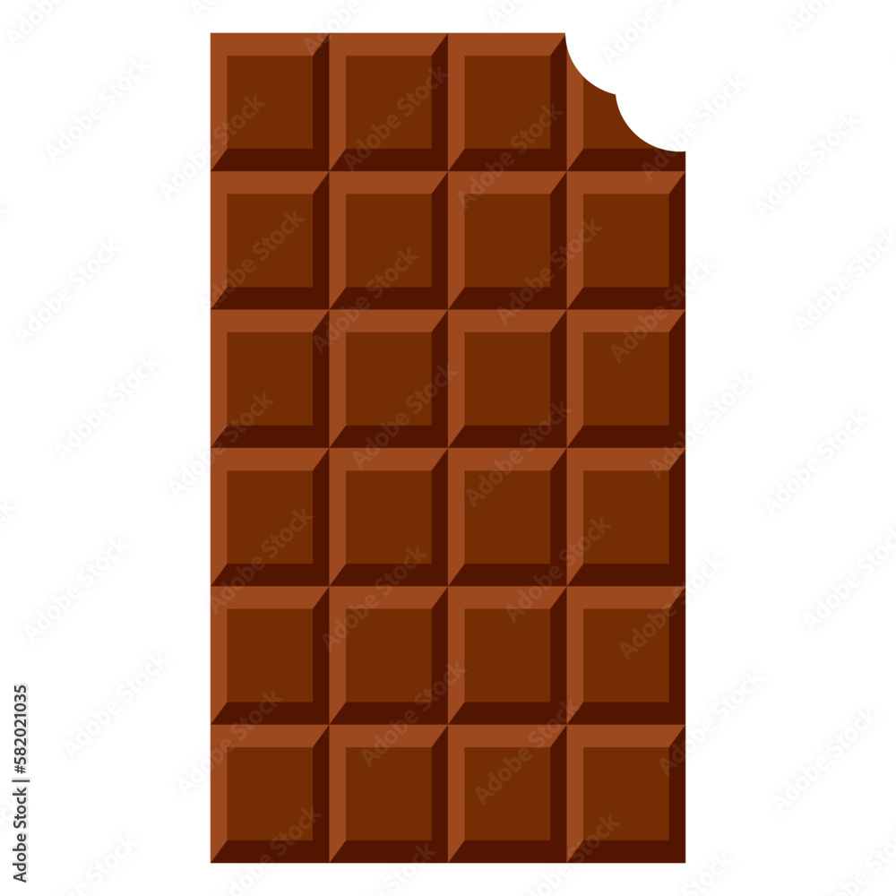 Chocolate Flat Illustration Chocolate Flat Illustration