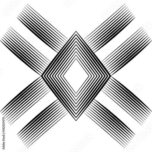 tribal geometric pattern icon