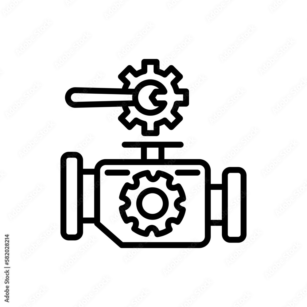 Engine Repair icon in vector. illustration Engine Repair icon in vector. illustration