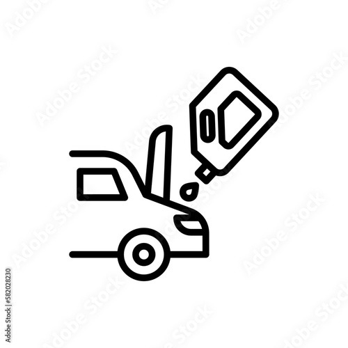 Oil Changing icon in vector. illustration