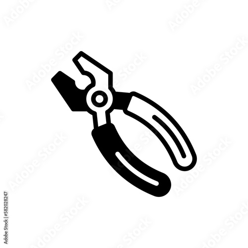Plier icon in vector. illustration