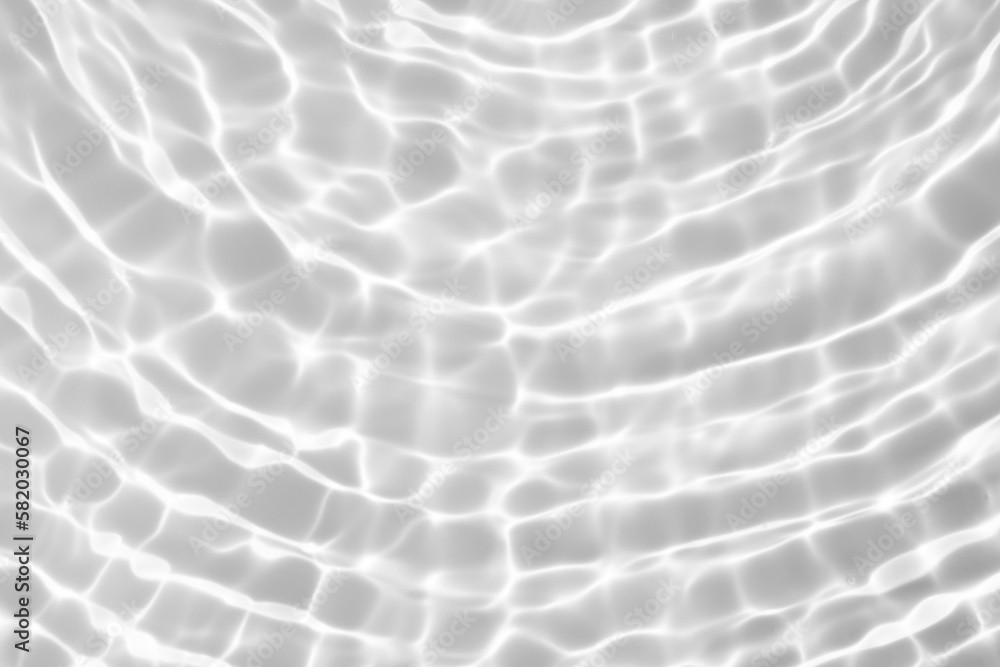 Abstract white transparent water shadow surface texture natural ripple
