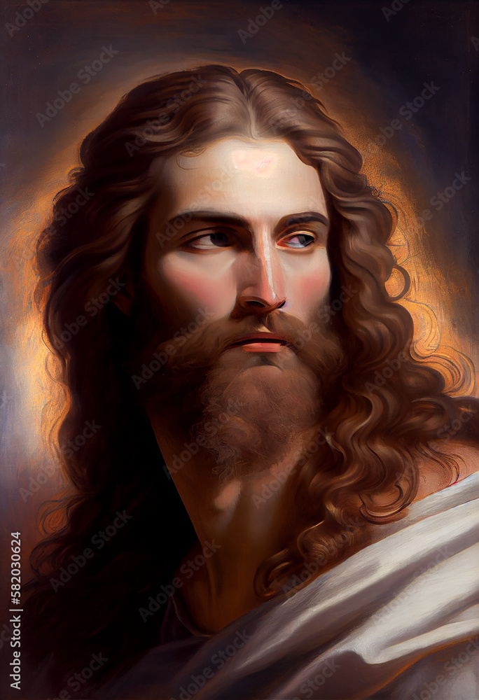 Saint James Apostle Of Christ Colored Illustration. Generative Ai