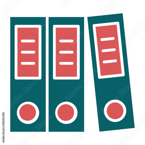 Vector Design Binder Icon Style