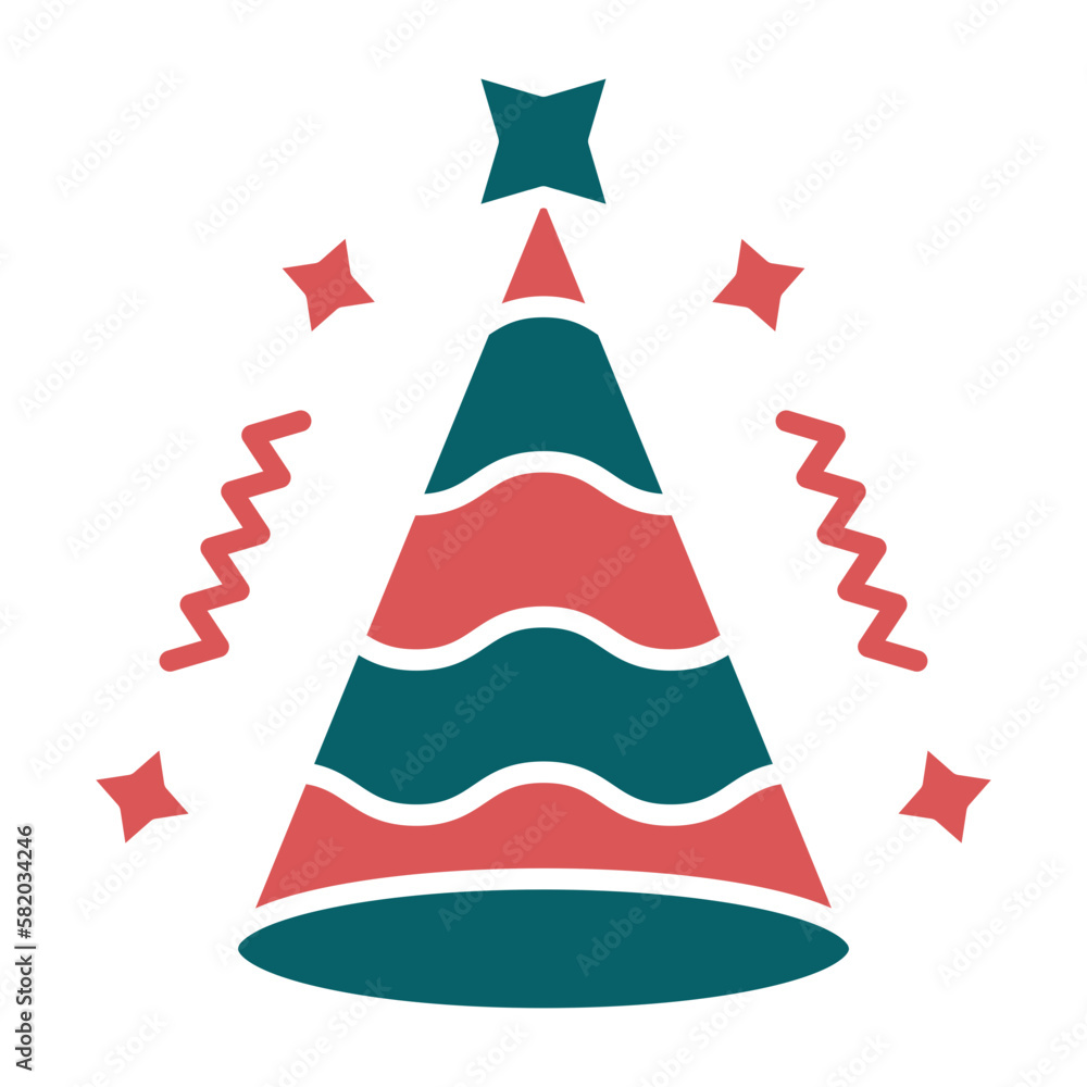 Vector Design Party Hat Icon Style Vector Design Party Hat Icon Style