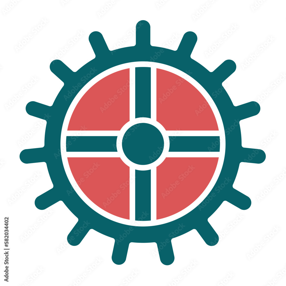 Vector Design Cogwheel Icon Style Vector Design Cogwheel Icon Style