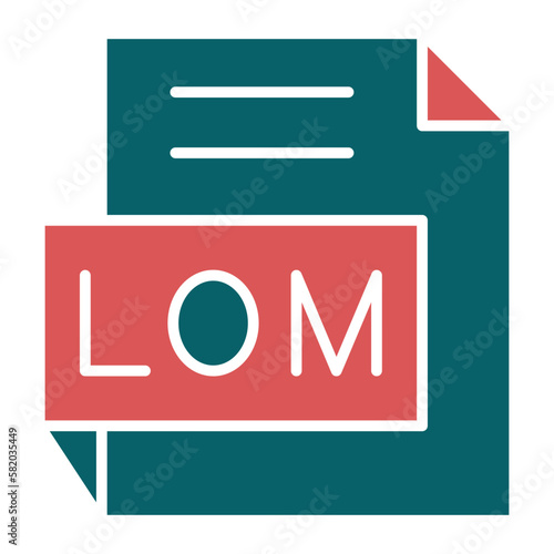 Vector Design LOM Icon Style