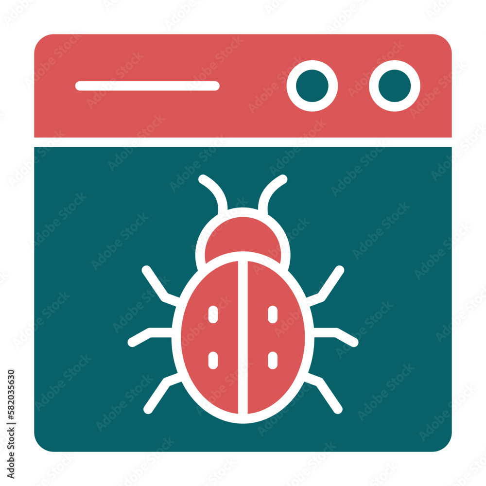 Vector Design Malware Icon Style Vector Design Malware Icon Style
