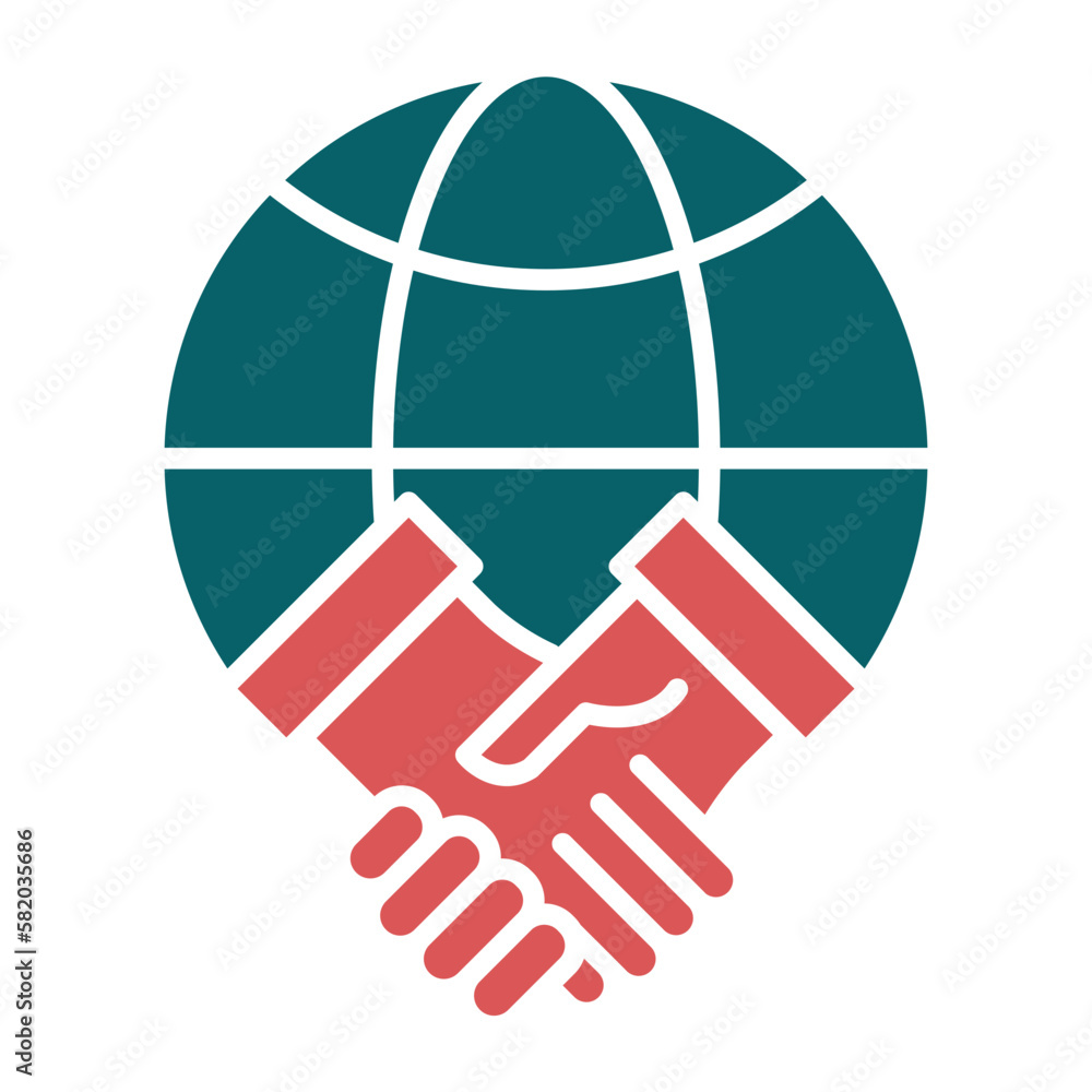 Obraz premium Vector Design Global Business Icon Style