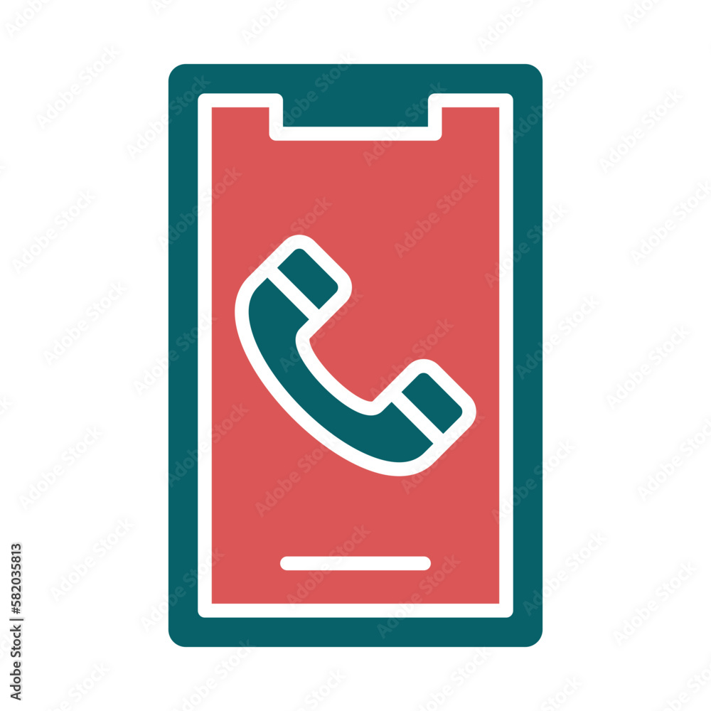 Vector Design Mobile Call Icon Style Vector Design Mobile Call Icon Style