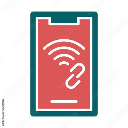 Vector Design Mobile Hotspot Icon Style