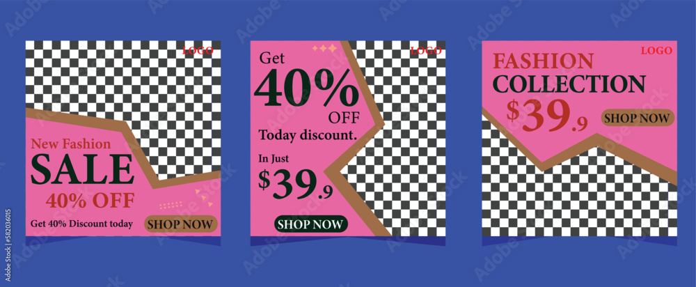 Set of Editable minimal square banner templates for promotion. Social Media Post Banner for Fashion sale promotion. Social media post design for marketing. Web internet ads. EPS 10 Vector. Set of Editable minimal square banner templates for promotion. Social Media Post Banner for Fashion sale promotion. Social media post design for marketing. Web internet ads. EPS 10 Vector.