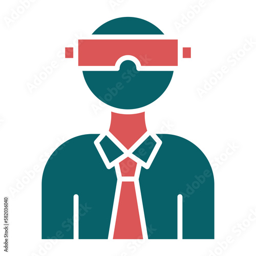 Vector Design Virtual Reality Icon Style