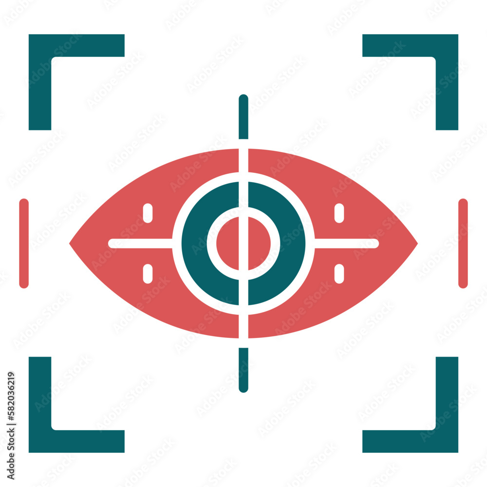 Vector Design Eye Tracking Icon Style Vector Design Eye Tracking Icon Style