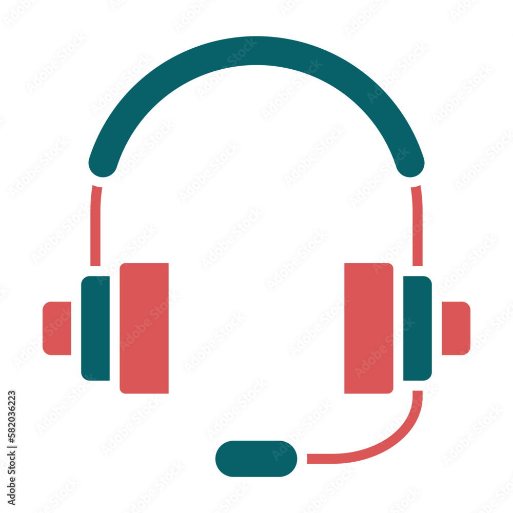 Vector Design Headphones Icon Style Vector Design Headphones Icon Style
