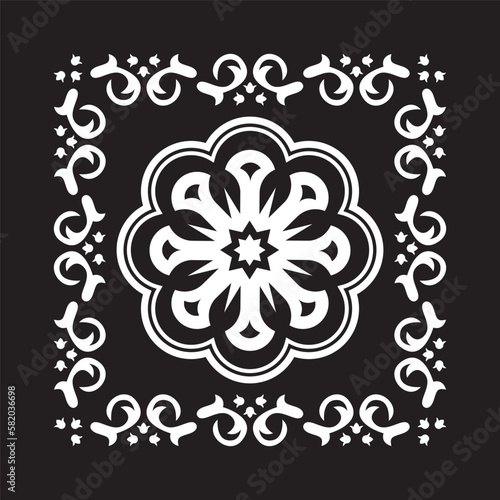 Georgian art. Baroque ornaments. Retro rococo decoration elements with floral design elements for wedding decoration of greeting card, laser cutting, room decor an so on