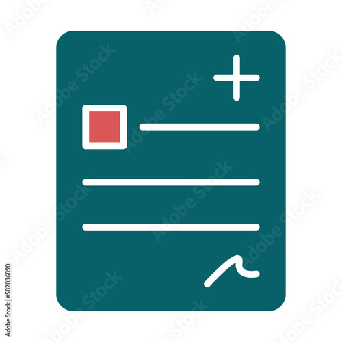 Vector Design Medical History Icon Style