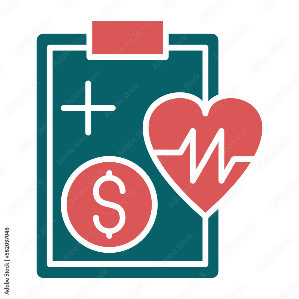 Obraz premium Vector Design Health Insurance Icon Style