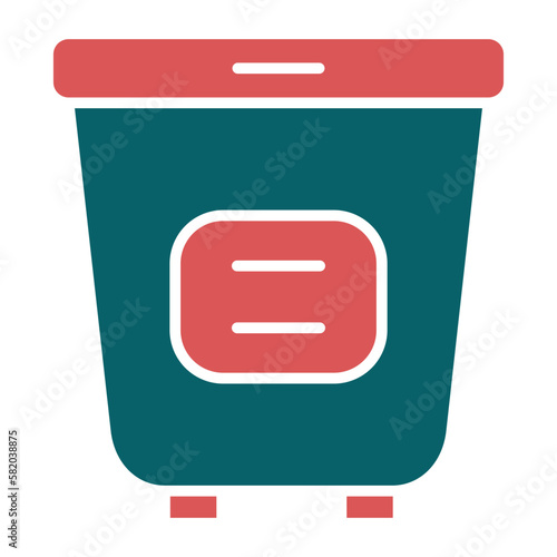 Vector Design Laundry Basket Icon Style
