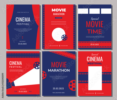 Movie Night Event Flyer Layout