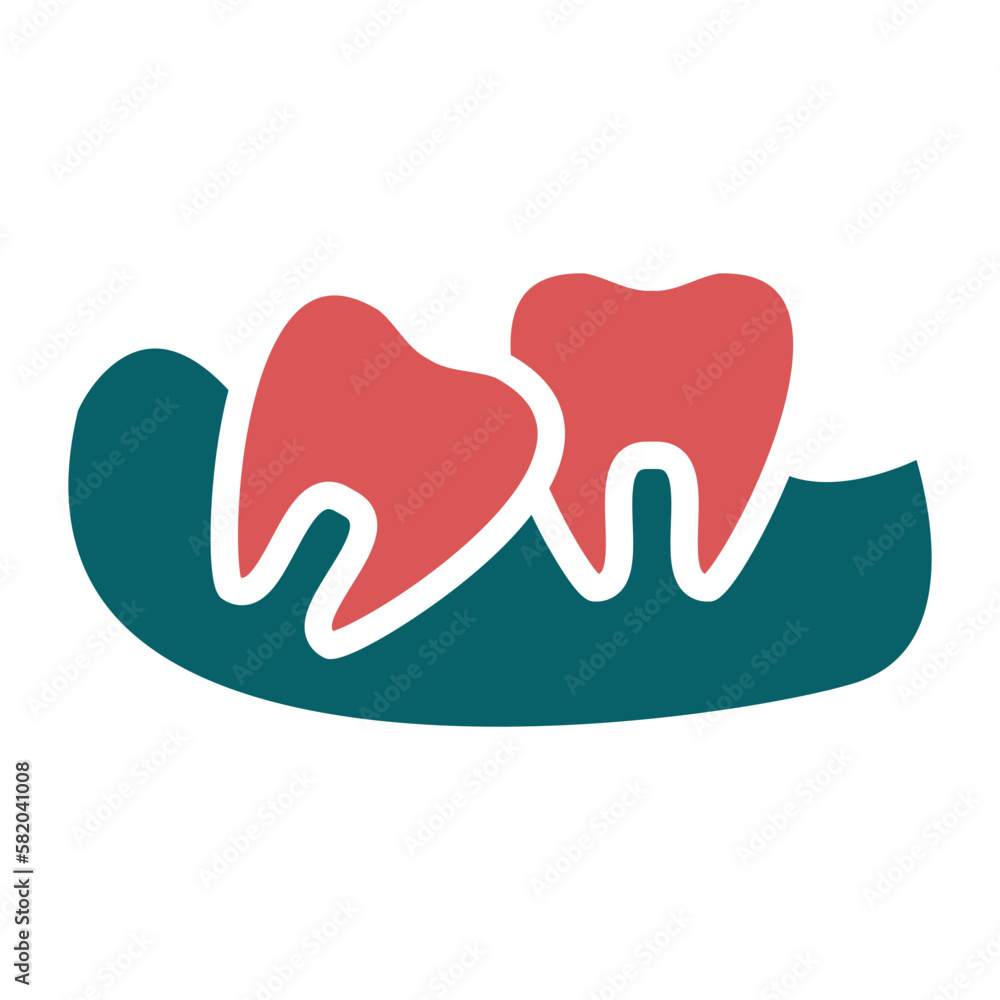 Vector Design Wisdom Tooth Icon Style Vector Design Wisdom Tooth Icon Style