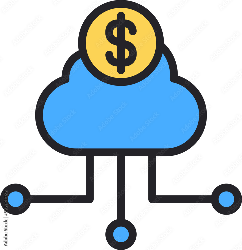 cloud computing icon cloud computing icon