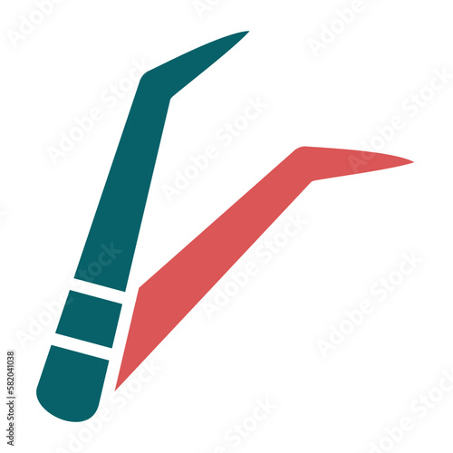 Vector Design Tweezers Icon Style