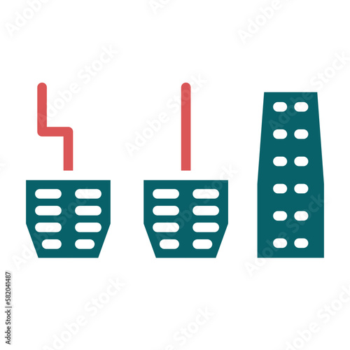 Vector Design Pedals Icon Style