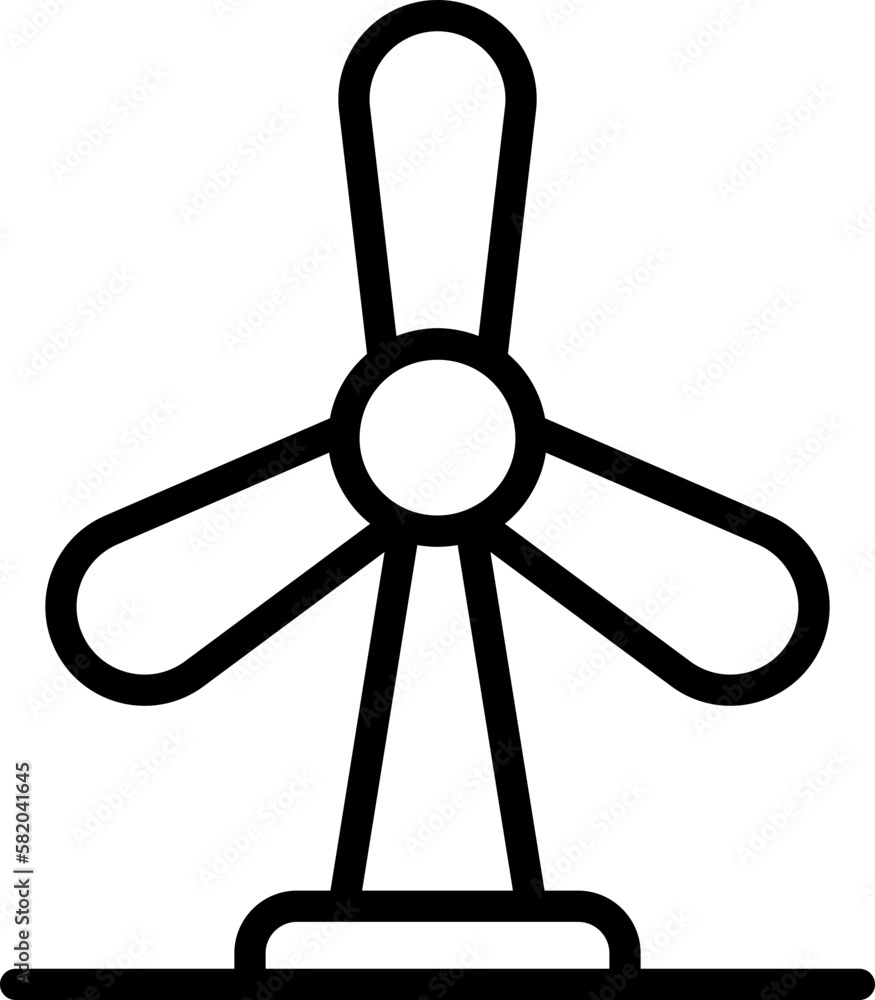Obraz premium windmill icon