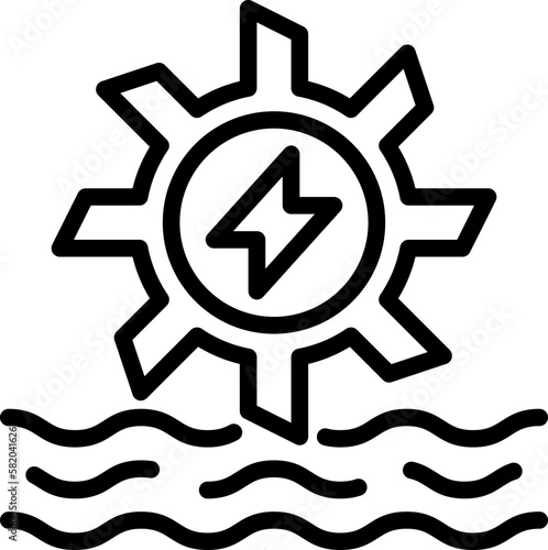 hydro power icon