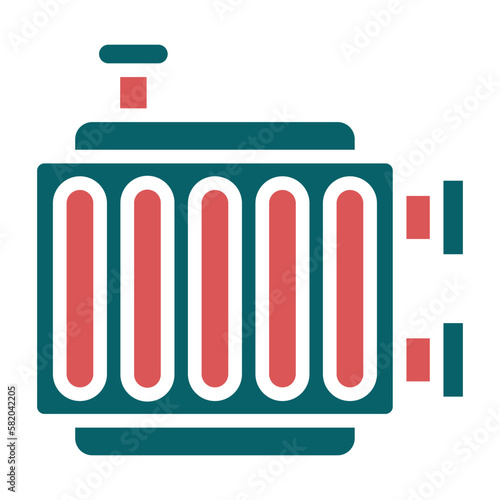 Vector Design Radiator Icon Style