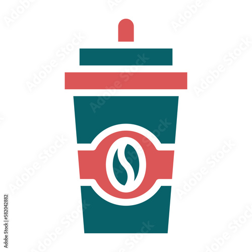 Vector Design Coffee Takeaway Icon Style