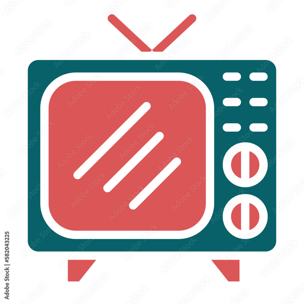 Vector Design TV Icon Style Vector Design TV Icon Style