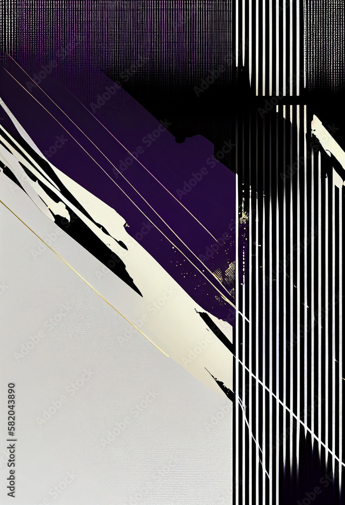 abstract violet background invitation card with golden line art modern geometric watercolor graphic design for wedding vip anniversary celebrate birthday cover template with Generative AI technology abstract violet background invitation card with golden line art modern geometric watercolor graphic design for wedding vip anniversary celebrate birthday cover template with Generative AI technology