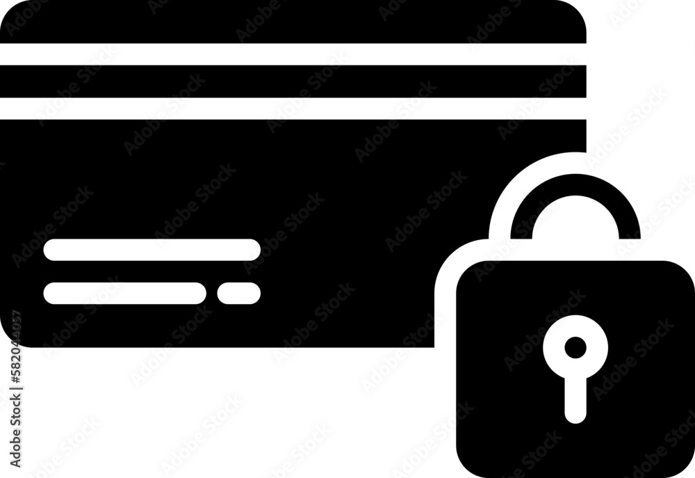 credit card lock icon credit card lock icon