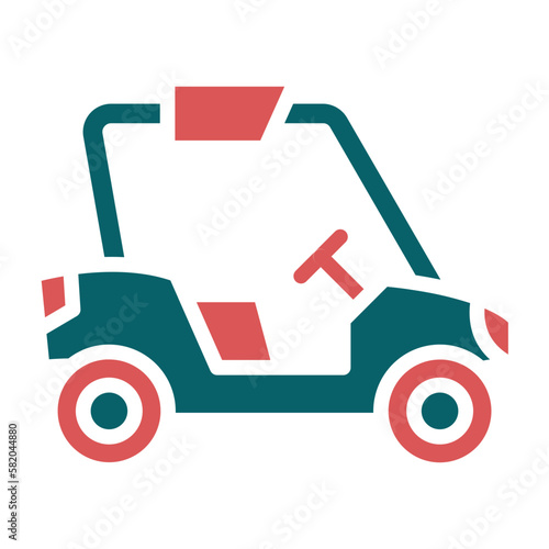 Vector Design Buggy Car Icon Style