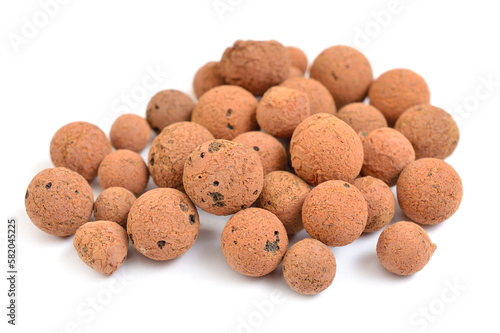 Lightweight expanded clay aggregate or exclay background